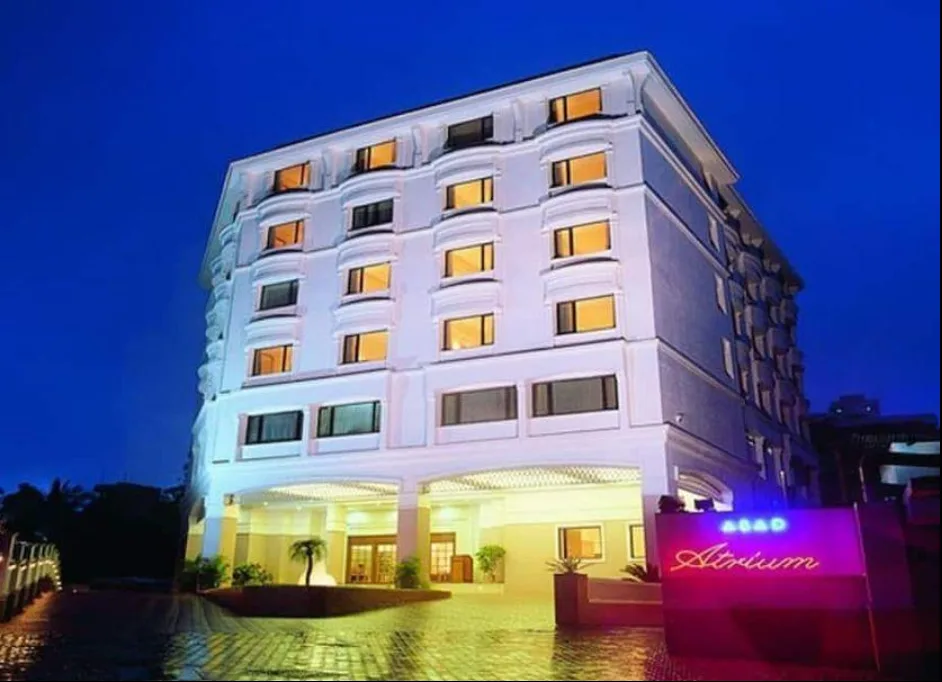 Exterior facade and entrance of ABAD Atrium in Kochi