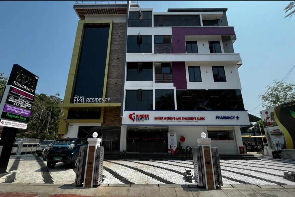 Exterior facade and entrance of Venice Iva Residency in Alleppey