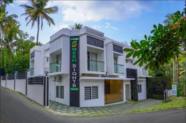 Athirapilly Green Sights Resort exterior facade in Athirapally