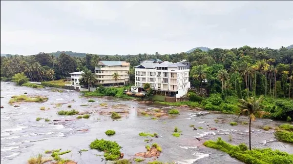 The Anchorage Athirapilly Resort exterior facade in Athirapally