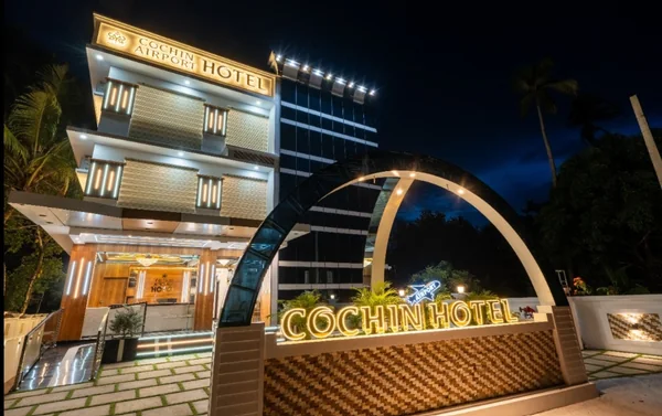 Cochin Airport Hotel exterior facade in Cochin Airport