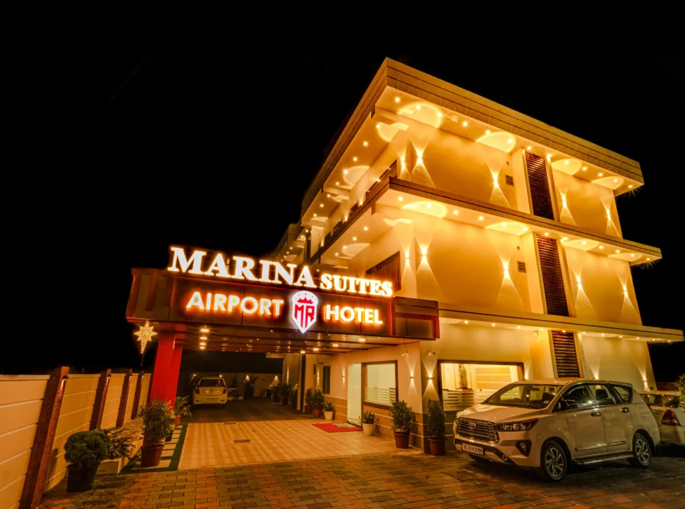 Marina Suites Airport lobby