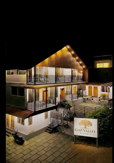 Gap Valley Resort exterior facade in Munnar