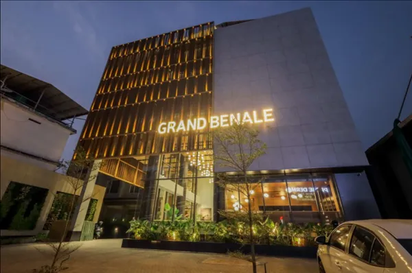 Hotel Grand Benale exterior facade in Kannur