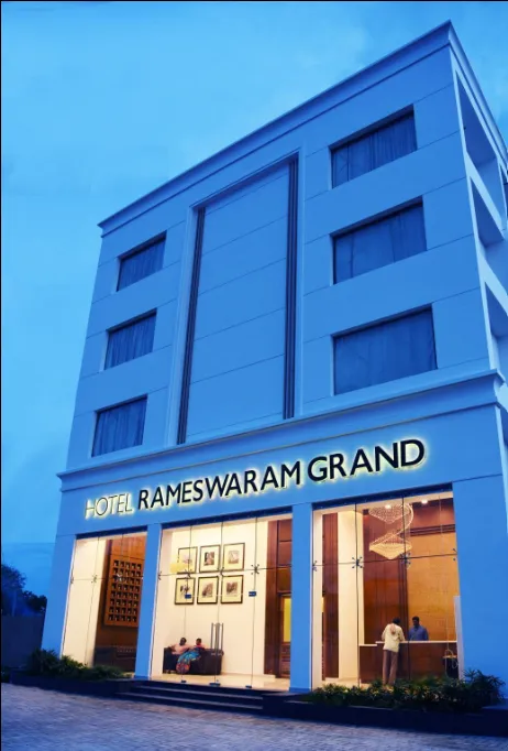 Hotel Rameswaram Grand entrance and facilities