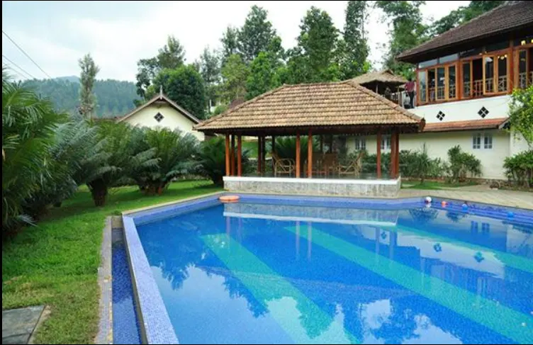Springdale Heritage swimming pool and garden veranda
