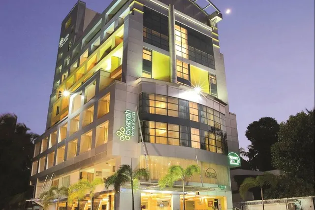 Biverah Hotel & Suites exterior facade in Trivandrum