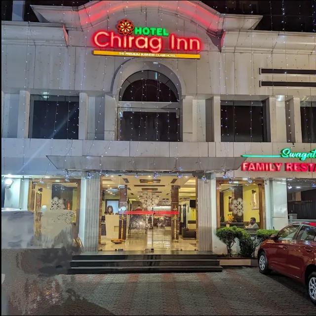 Chirag Inn exterior facade in Trivandrum