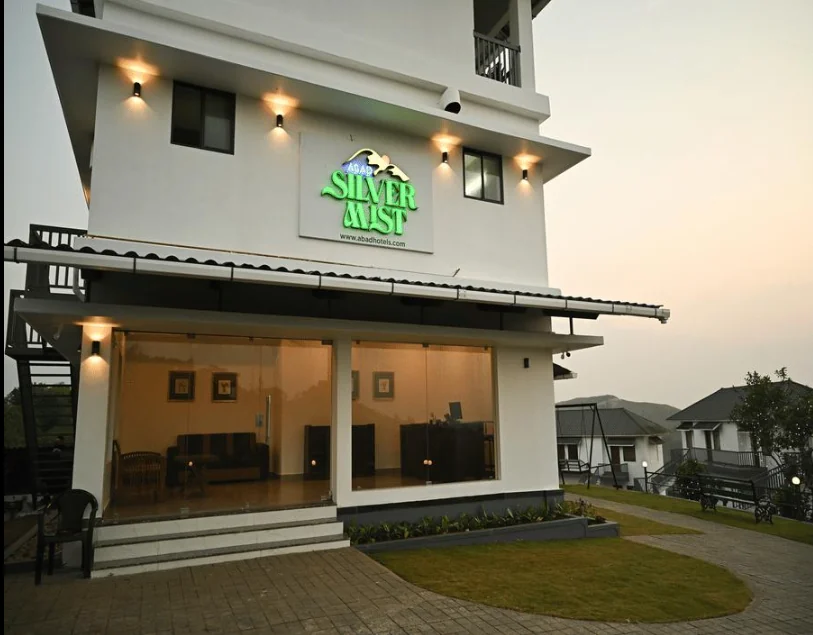 Exterior facade and entrance of Abad Silvermist Pines in Vagamon