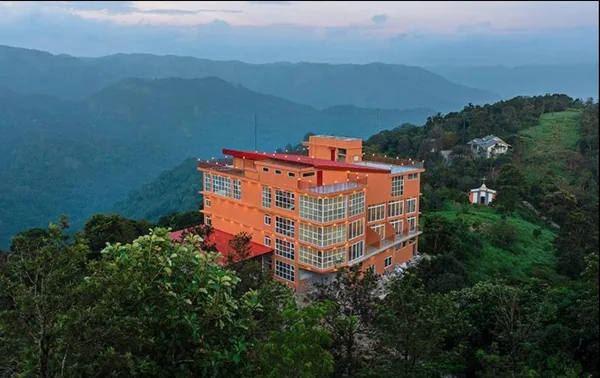 Pagoda Plantation Resort Panchalimedu exterior facade in Vagamon