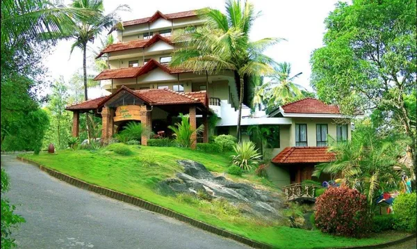Green Gates Hotel exterior facade in Wayanad